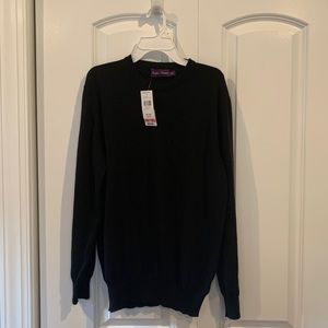 NWT Women’s Ralph Lauren Black Cashmere Sweater
